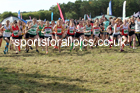 Girls under-15s 2021 North Eastern Harrier League, Druridge Bay. Photo: David T. Hewitson/Sports for All Pics